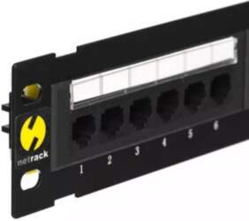 Patch panel NETRACK 10" 12 porti