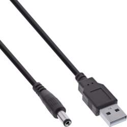 Strāvas adaptera kabelis InLine USB A