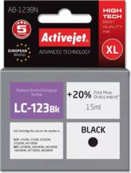 Tintes kasetne ActiveJet AB-123BN Black saderīga