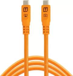 USB‑C datu kabelis Tether Tools CUC10G2-ORG