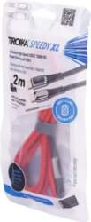 USB kabelis TROIKA CBL20/RD 2 m