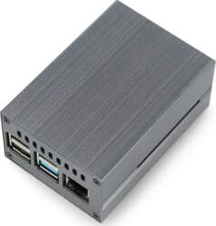 Alumīnija korpuss ar ventilatoru Raspberry Pi