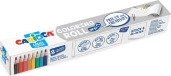 Carioca Coloring Roll + 8 Pencils