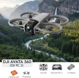 DJI Avata 360 drons ar RC-2