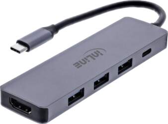 InLine 33271A daudzporta adapteris ar USB