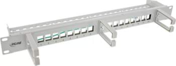 Patch panel InLine 76822A 1U Pelēks