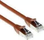 SFTP CAT6A patch kabelis ACT brūns