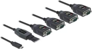 Adapteris USB Type-C uz 4 x