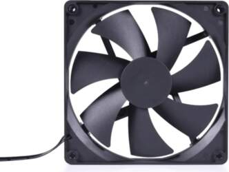 Alphacool Core Datora korpusa ventilators Melns