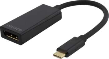 DELTACO USBC-DP Video kabeļa adapteris USB