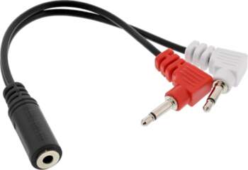 InLine Audio Plane austiņu adaptera kabelis
