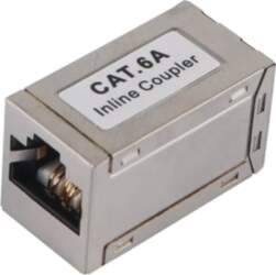 Inline Coupler Equip Cat.6A Shielded