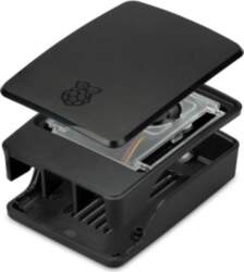 Korpuss Raspberry Pi RPI5-CASE-BL melns pelēks