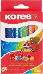 Krīta KORES JUMBO 12 gab. —