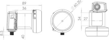 LNB AB-COM INV H PRO SINGLE