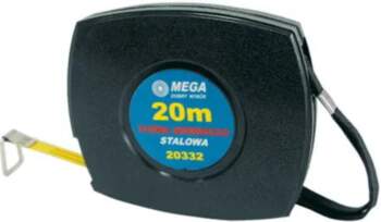 Tērauda mērlente MEGA 20 m modelis