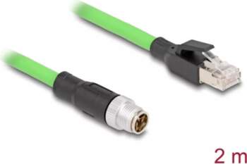Tīkla kabelis DeLOCK M12 Cable X-coded