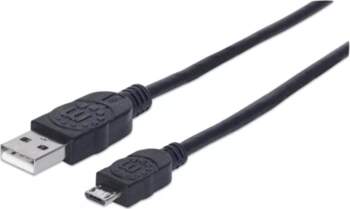 USB-A uz Micro-USB B kabelis Manhattan