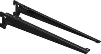 DOLLE leņķa kronšteins 280 mm, melns
