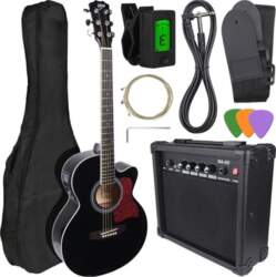 Elektroakustiskā ģitāra V-tone EAG SET BK