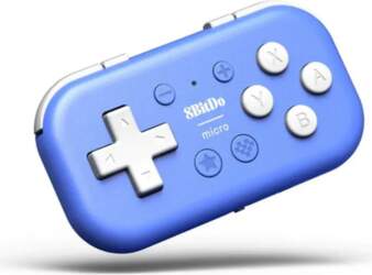 Gamepads 8Bitdo Micro Blue — bezvadu