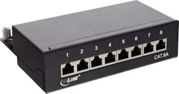 InLine Patch Panel Cat.6A 8