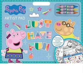 Peppa pig Zīmēšanas bloks ar 3
