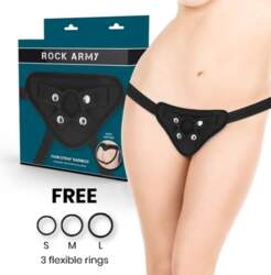 Strap-on rock army Regulējama josta ar