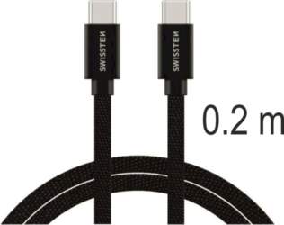 Swissten Textile USB-C uz USB-C datu