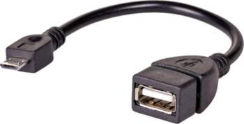 USB A uz Micro‑USB B kabelis