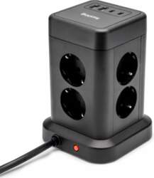 Velstro vertikāls pagarinātājs ar USB HUS1004