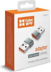 Adapteris USB-C uz USB-A ColorWay CW-AD-CA