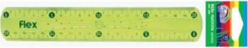 Elastīga plastmasas lineāls Fiorello 20 cm