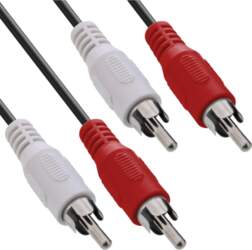 InLine Audio kabelis 2x RCA M/M