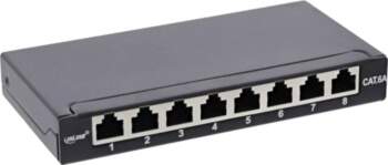 InLine Patch panel Cat.6A 0