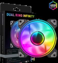 Korpusa ventilators GameMax DUAL RING INFINITY