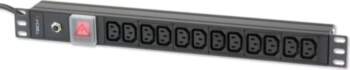 PDU Techly Rack 19" 12 VDE