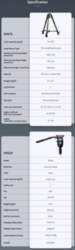 Stativi Sirui Pro Video Kit SVS75
