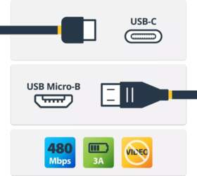 USB-C uz Micro-B kabelis StarTech.com