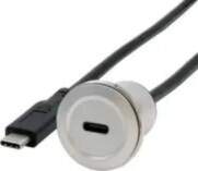 Adapteris Exsys EX-49183 metāla USB‑C ligzda