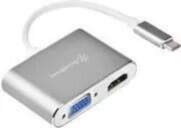 Ārējais video adapters SILVERSTONE EP16 USB-C