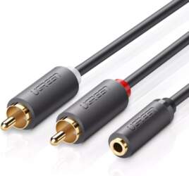 Audio kabelis UGREEN 2×RCA uz 3