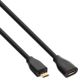 InLine Micro-USB 2.0 pagarinātājs Micro-B