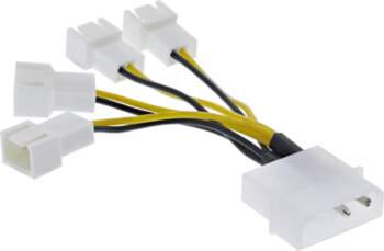 InLine strāvas adaptera kabelis Molex uz