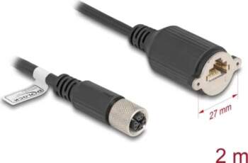 Tīkla kabelis DeLOCK M12 Cable X-coded