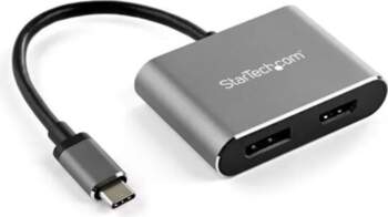 USB-C daudzportu video adapteris StarTech CDP2DPHD