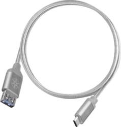 USB kabelis SILVERSTONE USB-A uz USB-C