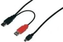 USB kabelis Tecline 2x USB A