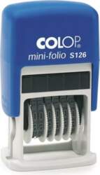 Zīmogs COLOP MINI Folio S126 ar