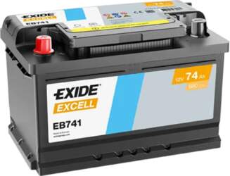 EXIDE Akumulators EB741 — 12 V